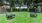a couple of benches in a park