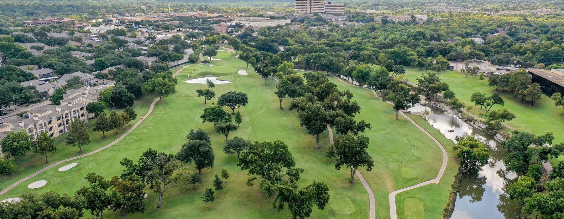 a golf course green