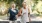 a man and woman running